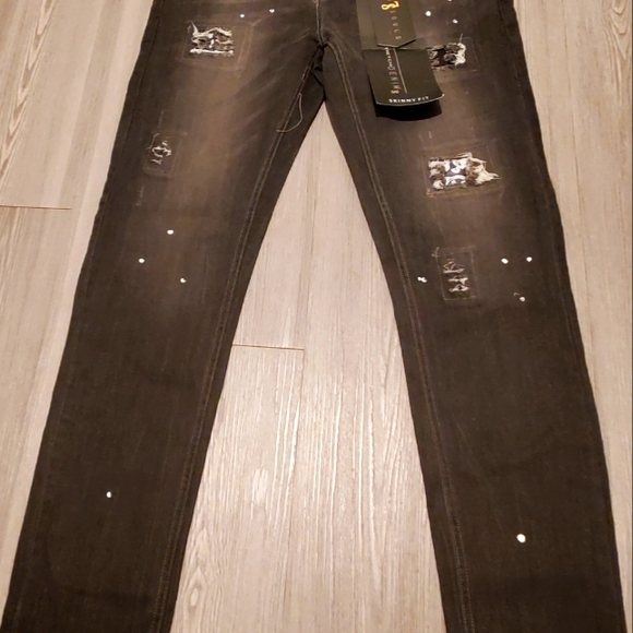 Seven souls men's Jeans,bl grey,w34,slim fit